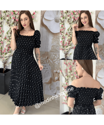 Vestido Coração Preto